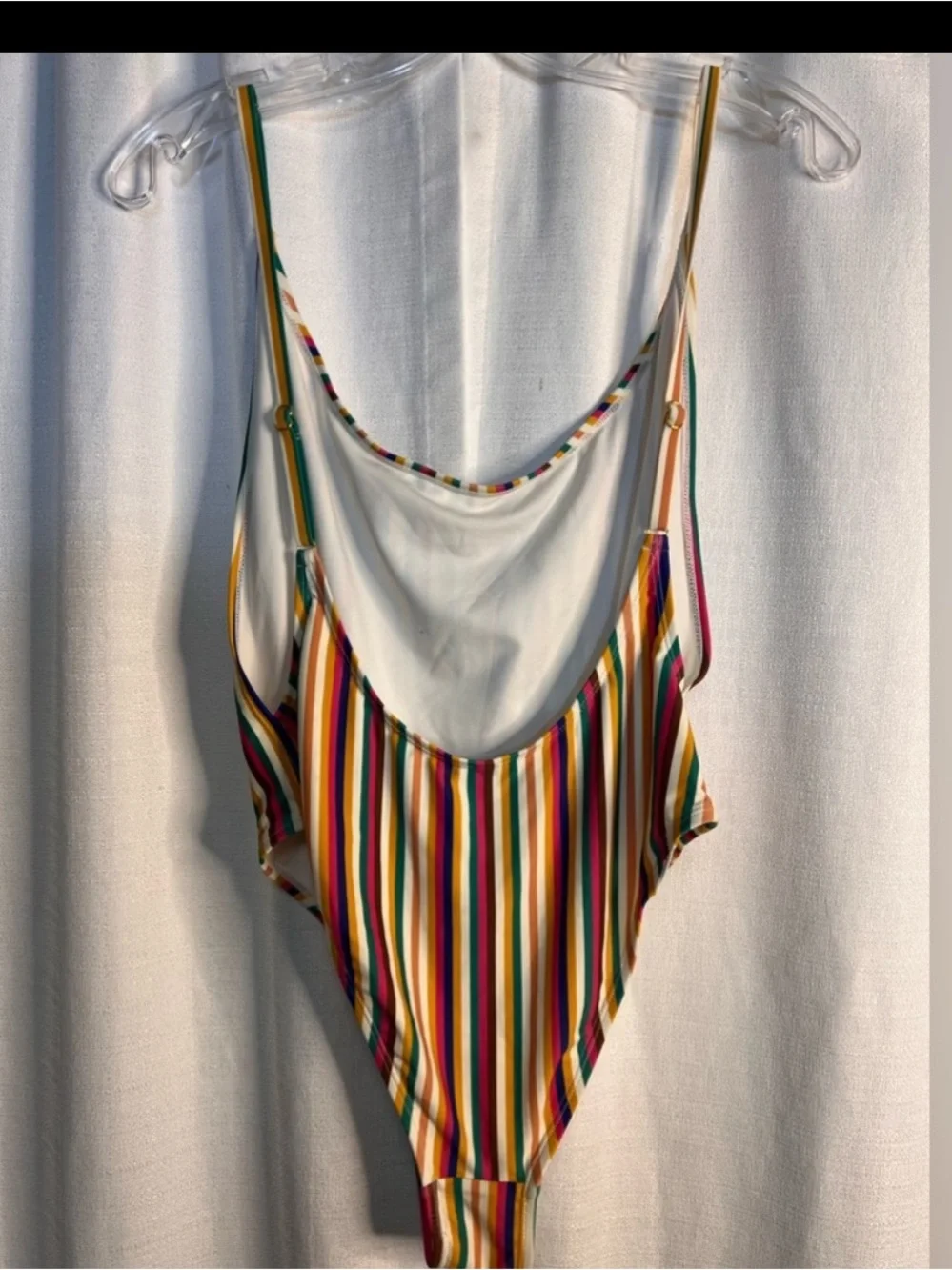 Urban Outfitters Out From Under The Kendall Striped One Piece Swimsuit NWOT